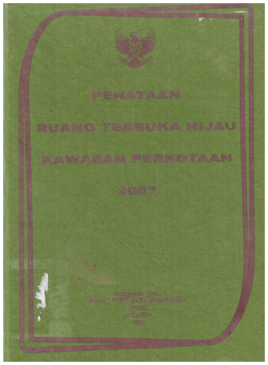 PENATAAN RUANG TERBUKA HIJAU KAWASAN PERKOTAAN 2007