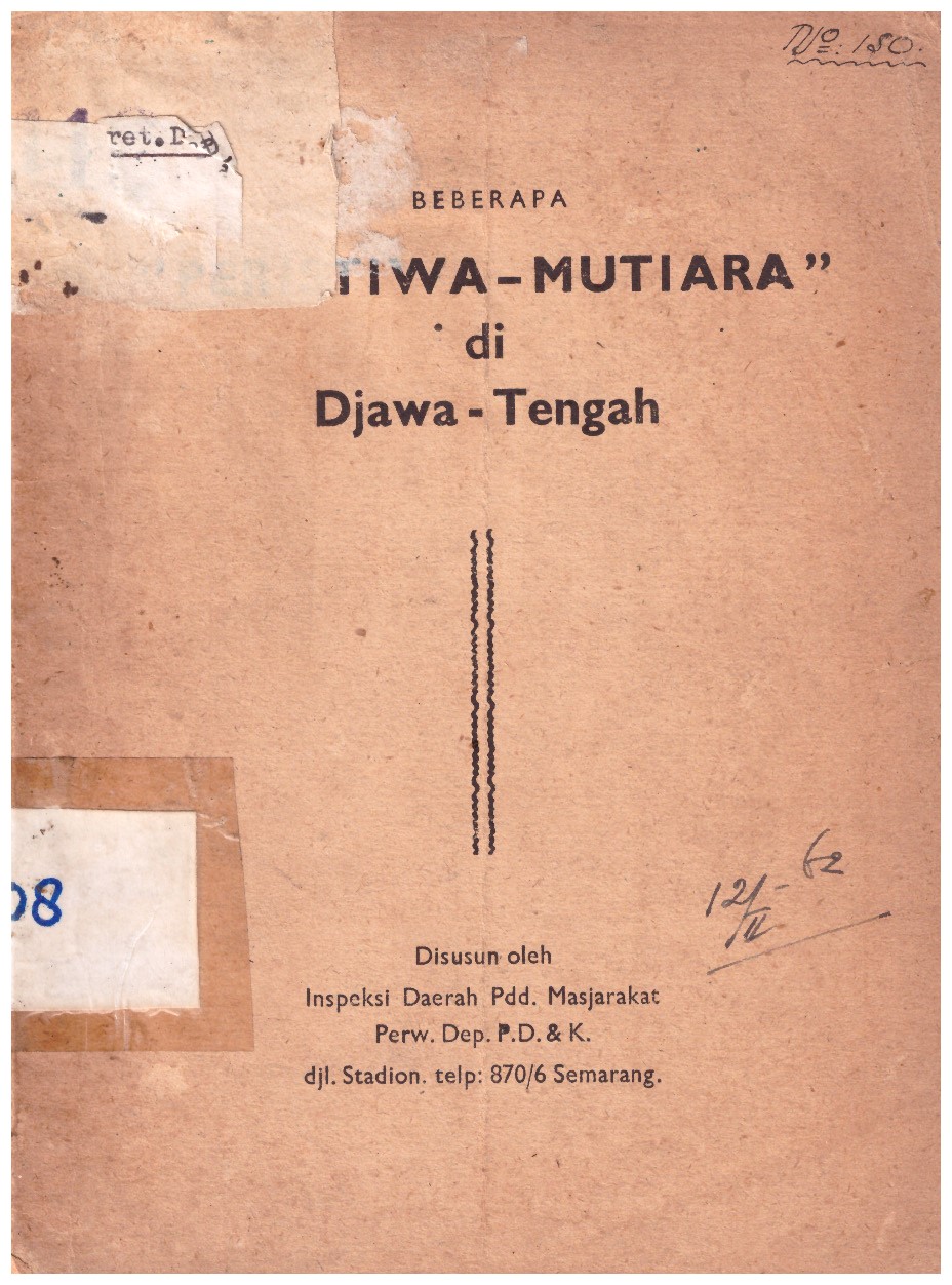 BEBERAPA: PERISTIWA-MUTIARA DJAWA-TENGAH