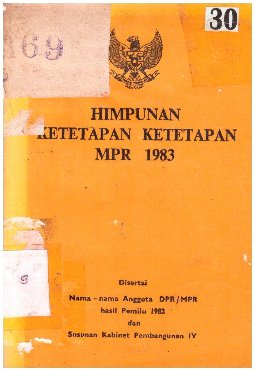 HIMPUNAN KETETAPAN KETETAPAN MPR 1983